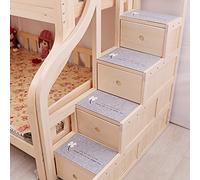 ZXFDM Litera Escalera Alfombra Antideslizante, Loft Bajo Alfombras De Camas Gemelas Manta Cubierta De Escalón, Cama De Niños Escalera Lateral Estera De Gabinete, Autoadhesivo Mascotas Escalera EST