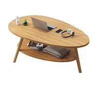 ZXFDM Mesa de Centro de Doble Capa, Mesa Auxiliar de sofá de Sala de Estar en casa, Mesa de té de Apartamento pequeño/Mesa de Ocio/Mesa de Esquina (H42cm) (Color : C)
