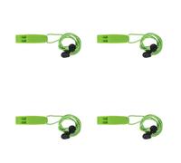 Zxfdsfdbnm 1. 4 silbatos de seguridad de 120 dB con cordón ajustable herméticos para kayak, pesca, barco, natación, silbatos con cordón ajustable