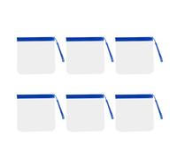 Zxfdsfdbnm 6 bolsas de almacenamiento transparentes prácticas para artículos de aseo de viaje, elegantes y prácticos, organizadores de maquillaje para mujeres