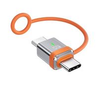 Zxfdsfdbnm Adaptador de conversión de función completa tipo C para alimentación de 240 W y transferencia de 80 Gbps de video de 8 K a 60 Hz con cuerda de cordón de transferencia de datos de velocidad