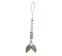 Zxfdsfdbnm Bonito colgante de teléfono con diseño de sirenas, acrílico resistente, correa de teléfono para fácil de usar, accesorio de decoración de bolso de moda