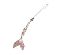 Zxfdsfdbnm Bonito colgante de teléfono con diseño de sirenas, acrílico resistente, correa de teléfono para fácil de usar, accesorio de decoración de bolso de moda