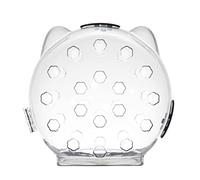 Zxfdsfdbnm Bozal para gatos, transpirable, transparente, máscara de cuidado para casco de astronauta, con 36 orificios de ventilación, antimordeduras para cortar las uñas