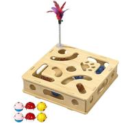 Zxfdsfdbnm Caja de juego interactiva con bolas de laberintos para rascar la durabilidad mental y del entretenimiento