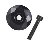 Zxfdsfdbnm Cubierta de aleación de aluminio para cuenco de bicicleta de montaña, tapa superior con tornillo para tubo de horquilla, auriculares, tapa para auriculares de bicicleta de montaña