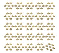 Zxfdsfdbnm Paquete de 100 colgantes de aleación de diseño minimalista para accesorios simples, manualidades, piezas elegantes para estilistas modernos, dijes vintage, talla única, como se describe