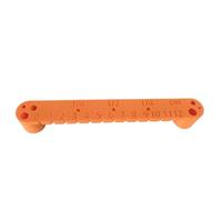 Zxfdsfdbnm Regla de marcado central con capacidad de 120 mm y guía de agujeros para carpinteros y observadores de centros de carpintería
