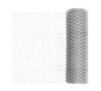 Zxfdsfdbnm Rollo de alambre hexagonal de acero galvanizado para la instalación que protege a los conejos de aves de corral de daños en el exterior alambre de ganado