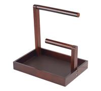 Zxfdsfdbnm Soporte multifuncional de madera para exhibir collares, organizador de collares, textura de madera