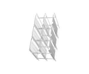 Zxfdsfdbnm Soporte portátil de 3 niveles para refrigerador o encimera, con diseños inclinados para un fácil acceso, planificador de latas apilable