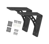 Zxfdsfdbnm Soporte triangular de pared para ahorrar espacio, para escritorio, TV, estante con fuerte capacidad de carga, paréntesis de metal inoxidable