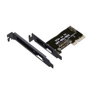 Zxfdsfdbnm Tarjeta adaptadora PCIe a SFF-8611 SFF-8612 Expansión de controlador host para placa base de escritorio, accesorios de instalación