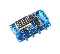Zxfdsfdbnm Temporizador de retardo de ciclo, 5 V-36 V, relé con indicador LED y retardo de tiempo digital