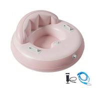 Zxfdsfdbnm Tubo de nieve seguro para niños con dispositivo de aire manual fácil de usar y construcción de PVC que ahorra espacio para disfrutar al aire libre, tubo de trineo multitemporada
