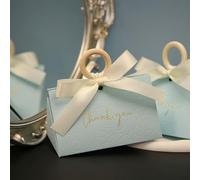 ZXFLOOR 50 Cajas de Dulces para Bodas, Color Rojo, para Envolver Dulces de Boda, Creativas, para Hacer tú Mismo, para cumpleaños, para Decorar Fiestas