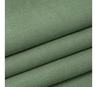 ZXFLOOR Tela de Lino y algodón de 140 x 100 cm por Metro, Color Liso, para Camisas de niños, Ropa, Tops, Vestidos, Pantalones, Pijamas, Telas Transpirables de Verano por Metro