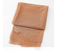 ZXFLOOR Tela de Malla elástica en 4 direcciones Color Piel de 1/3/5 Metros por Metros para Coser Ropa, Respaldo, Vestidos, Parte Inferior, Baile, Tul