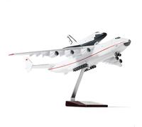 ZXGGASG 1/200 Antonov An-225 Buran Space Shuttle Model Pre-Built Mriya an 225 Airplane Model (16.5-Inch L) with Stand for Adult Military Aircraft Enthusiasts Collectibles or Memorial Gifts
