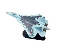 ZXGGASG Die-Cast Metal Aircraft 1/100 For Russian Sukhoi SU57 Stealth Fighter Jet Airplane Aircraft Metal Military Diecast Plane Model For Collection and Display