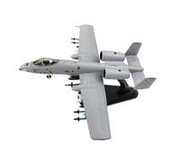 ZXGGASG Die-Cast Metal Aircraft 1:100 Scale For A10 Thunderbolt II Attack Plane Fighter Diecast Metal Airplane Aircraft Model Toy For Collection and Display