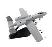 ZXGGASG Die-Cast Metal Aircraft 1:100 Scale For A10 Thunderbolt II Attack Plane Fighter Diecast Metal Airplane Aircraft Model For Collection and Display