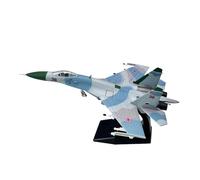 ZXGGASG Die-Cast Metal Aircraft 1/100 Scale For Soviet Su27 Sukhoi Flanker Fighter Jet Airplane Metal Military Plane Toy Model Collection For Collection and Display