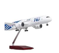 ZXGGASG Die-Cast Metal Aircraft 1/130 Scale 43cm For Jet Resin Aircraft Model Dream Oman B787 (with and Wheels) Suitable Collectib For Collection and Display(No Light)