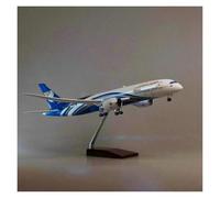 ZXGGASG Die-Cast Metal Aircraft 1/130 Scale For Jet Resin Aircraft Model Dream Oman B787 (with and Wheels) Suitable As A Collectib For Collection and Display(with Light)