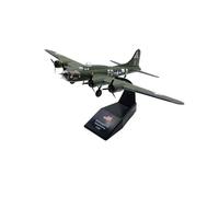 ZXGGASG Die-Cast Metal Aircraft 1/144 Scale For WWII Classic Bomber B17 Aircraft B-17 Model Home Decoration Collectibles For Collection and Display