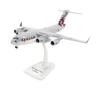 ZXGGASG Die-Cast Metal Aircraft 1:200 For C-17 Qatar Replica Simulation Transport Aircraft Plane Model For Collection For Collection and Display
