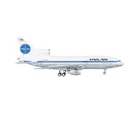 ZXGGASG Die-Cast Metal Aircraft 1:400 For Pan Am Lockheed L-1011-500 N503PA Collectible Aircraft Model Metal Miniatures Toys For Collection and Display