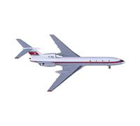 ZXGGASG Die-Cast Metal Aircraft 1:400 Scale For Air Koryo Tu-154B Diecasts Collectible Aircraft Model Metal Miniatures Toys For Collection and Display