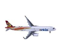 ZXGGASG Die-Cast Metal Aircraft 1:400 Scale For Arkia A321neo Miniature Die Cast Aircraft Model Souvenir For Collection and Display