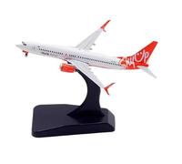 ZXGGASG Die-Cast Metal Aircraft 1:400 Scale FOr B737-800 Car Simulation Model Static Collectible Decorations For Collection and Display