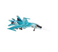 ZXGGASG Die-Cast Metal Aircraft 1/72 For Russian Air Force Su34 Aircraft Model Fighter SU34 Platypus Aviation Collectibles Ornaments For Collection and Display(White)