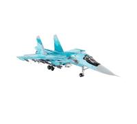 ZXGGASG Die-Cast Metal Aircraft 1/72 For Russian Air Force Su34 Aircraft Model Fighter SU34 Platypus Aviation Collectibles Ornaments For Collection and Display(Grey)
