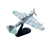 ZXGGASG Die-Cast Metal Aircraft 1/72 For Soviet IL2 Combat Attack Aircraft Metal Military Toy Diecast Plane Model For Collection For Collection and Display(White)