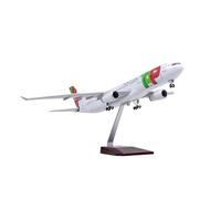 ZXGGASG Die-Cast Metal Aircraft 47CM 1:135 Diecast Resin Model For A330 with Light and Wheels Airplane Collection For Collection and Display(No Light)
