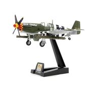 ZXGGASG Die-Cast Metal Aircraft Diecast 1/72 Scale For P-51B Mustang Fighter P51 Model Collection Souvenir Display Decoration For Collection and Display