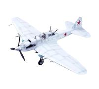 ZXGGASG Die-Cast Metal Aircraft Diecast 1:72 Scale FOr Soviet IL-2A Fighter Snow Painting Aircraft Model Fans Souvenir For Collection and Display