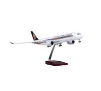 ZXGGASG Die-Cast Metal Aircraft Diecast Resin 1/142 Scale For A350 Singapore Model W Light Wheel For Collectors For Collection and Display