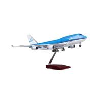 ZXGGASG Die-Cast Metal Aircraft For 747 Model Toy 47cm 1:130 Scale Plane with Light &Wheels Resin Airplane For Collected by Aviation For Collection and Display(No Light)