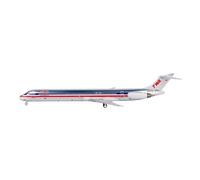 ZXGGASG Die-Cast Metal Aircraft Models Diecast 1:400 For MD-83 N9615W Aircraft Suitable For Display and Military Modeler's Collection For Collection and Display