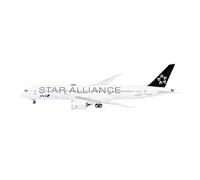 ZXGGASG Die-Cast Metal Aircraft Models Diecast 1:400 Scale For All Nippon 787-9 Star Alliance Aircraft Adult Collectible Ornaments For Collection and Display