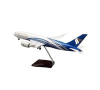 ZXGGASG Diecast Airplane Toys 1/130 Scale B787 Oman W Lightweight Wheel Resin Aircraft Limited Edition Model Airplanes Static Display For Collection and Display(with Light)