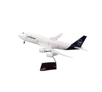 ZXGGASG Diecast Airplane Toys 1/130 Scale Lufthansa B747 Plane Building Airplanes Static Display Aircraft Model For Collection and Display(No Light)