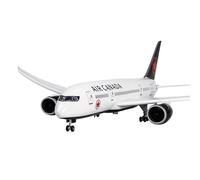 ZXGGASG Diecast Airplane Toys 1/130 Scale Resin Aircraft B787 Canada Dreamliner Model with Lights and Wheels Suitable Collecti Desktop Display For Collection(with Light)
