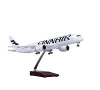 ZXGGASG Diecast Airplane Toys 1:142 Scale A350 Finnish Aircraft Die-Casting Machine Souvenir Decoration Collected Model Airplanes For Collection(No Light)