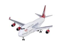 ZXGGASG Diecast Airplane Toys Scale 1:150 B747 Model with Stand Airliner Collectible Kit Desktop Display Aircraft Models For Collection and Display(No Light)